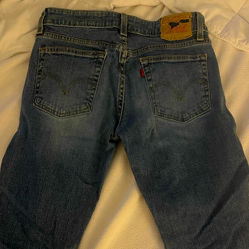 Levi’s 518 Superlow bootcut jeans. Made in Mexico 5 JR L